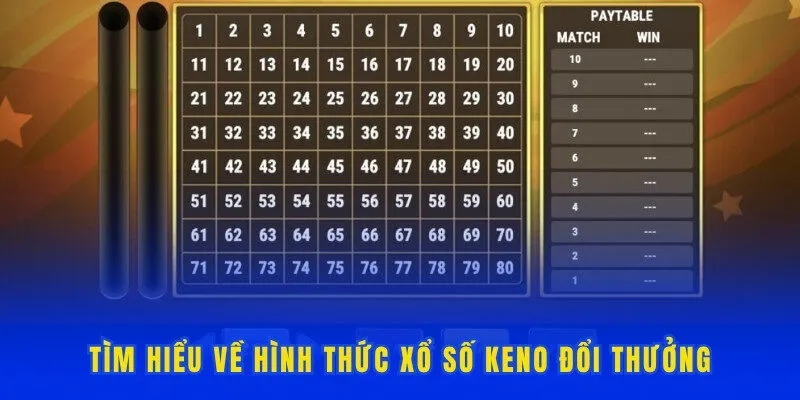 Tìm hiểu về hình thức xổ số Keno đổi thưởng